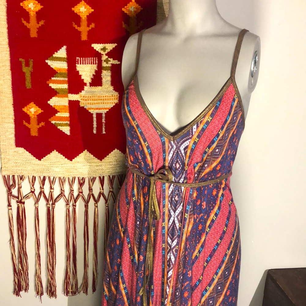 Boho Santa Cruz beach maxi dress. Small